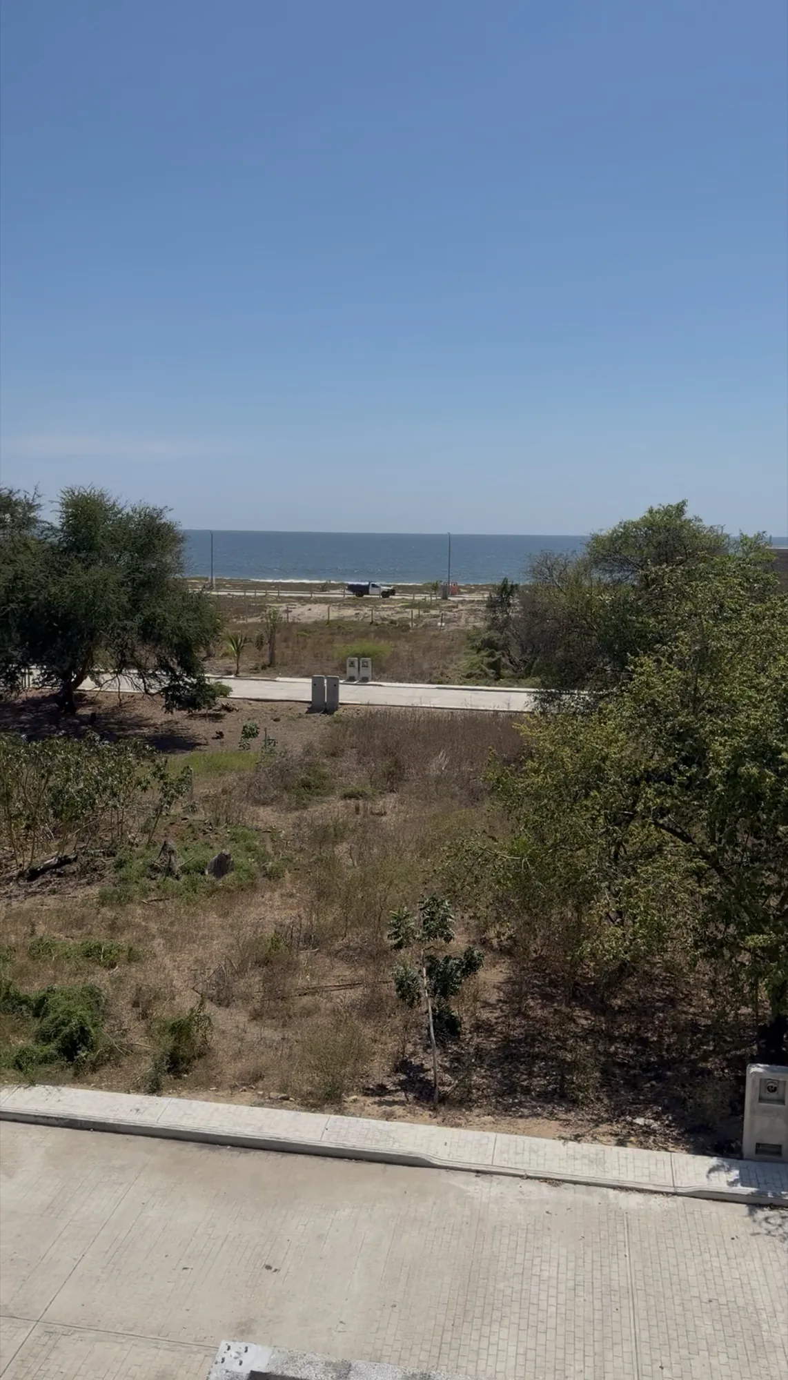 Vista al Pacífico desde el nivel superior